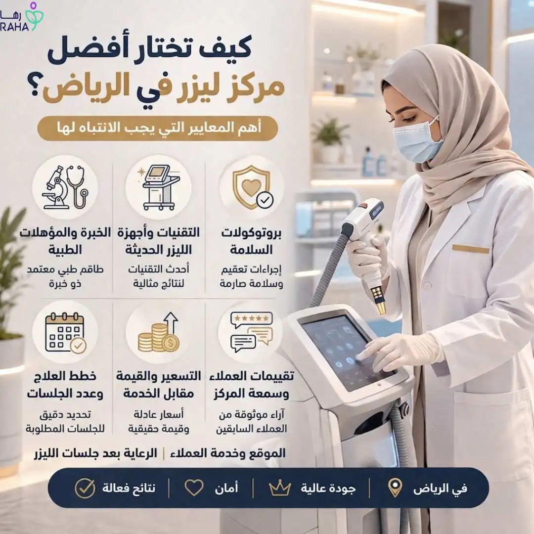 كيف تختار أفضل مركز ليزر في الرياض؟ أهم المعايير التي يجب الانتباه لها